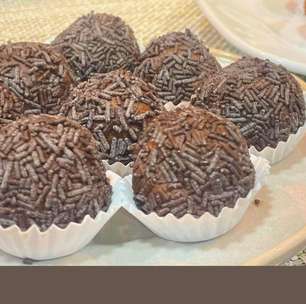 Brigadeiro fit de aveia: 50% menos calorias, sem leite condensado