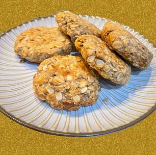 Cookie de banana com 3 Ingredientes: sem açúcar, saudável