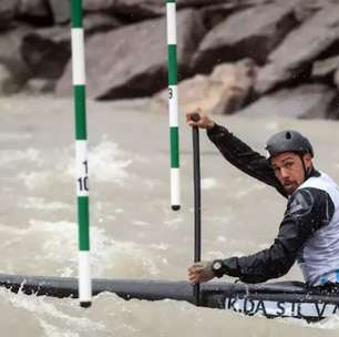 Kauã da Silva cai na semi da Copa do Mundo de canoagem slalom