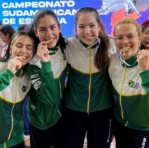 Brasil ganha 35 medalhas no Sul-Americano de base de esgrima