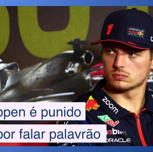 Max Verstappen é punido na Fórmula 1 por falar um palavrão