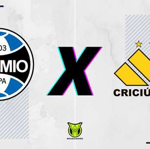 Grêmio x Criciúma: prováveis escalações, onde assistir, retrospecto e palpites