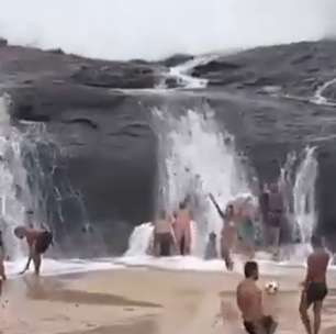 Susto e correria com ciclone bomba em Niterói