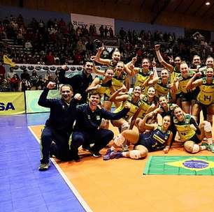 Brasil vira sobre a Argentina e é campeão sul americano sub-21 de vôlei