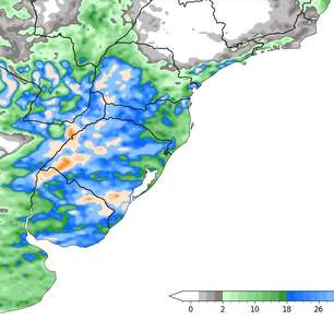 Rio Grande do Sul volta a ter alerta de chuvas intensas