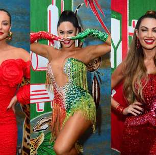 Isabelle, Paolla Oliveira e Patrícia Poeta brilham em festa da Grande Rio