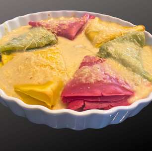 Panqueca colorida e nutritiva - cor e nutrientes dos legumes