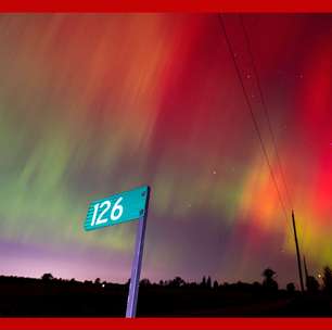 Tempestade solar severa produz onda de auroras ao redor do mundo