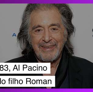 Pai aos 83 e já separado, Al Pacino baba pelo filho Roman