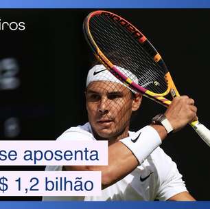 Aos 38, tenista Rafael Nadal se aposenta com fortuna de R$ 1,2 bilhão