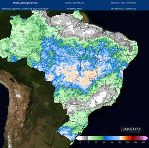 Chuva se espalha sobre as áreas de cana do Brasil