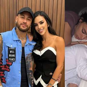 Neymar Jr. curte noite de sono com Bruna Biancardi e Mavie