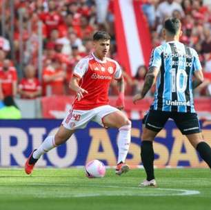 Internacional marca no segundo tempo e derrota o Grêmio