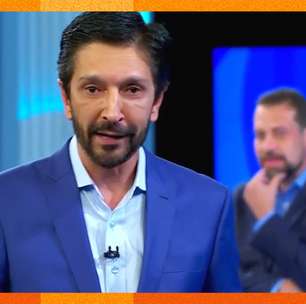 Boulos 'persegue' três enquadramentos de Nunes em 40 segundos para reagir às falas do adversário na Globo