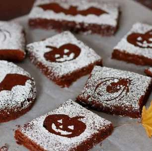 Mini brownies para o Halloween: faça para as crianças que batem na porta