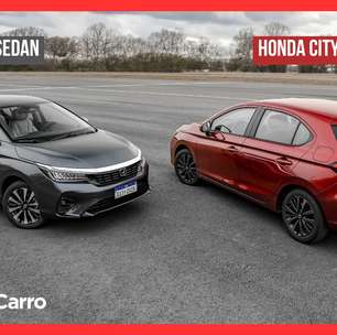 City Hatchback e City Sedan: conheça a linha 2025 da dupla da Honda