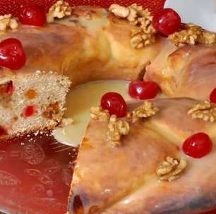 Rosca natalina: comemore a época do Natal com esse docinho