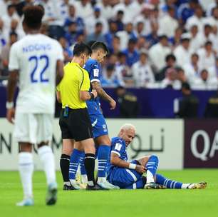 Neymar deixa partida do Al Hilal com nova lesão: 'Senti como se fosse uma câimbra muito forte'