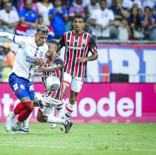 São Paulo se aproveita de erros do Bahia e vence por 3 a 0 fora de casa