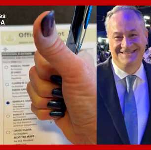 Ex de marido de Kamala Harris compartilha vídeo votando na democrata: 'Amiga e família'