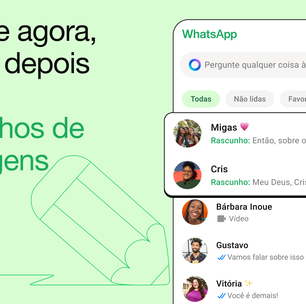 WhatsApp lança função de rascunhos de mensagens; entenda a novidade