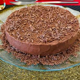 Torta de chocolate cremosa e saudável: só 2 ingredientes