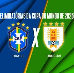 Brasil x Uruguai, AO VIVO, com Voz do Esporte, 21h30
