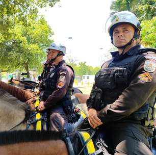 Tropa de quatro patas amplia segurança no G20 com apoio do Batalhão de Cães e Polícia Montada