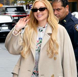 Lindsay Lohan deslumbra com estilo sofisticado ao exibir sobretudo de 23 mil