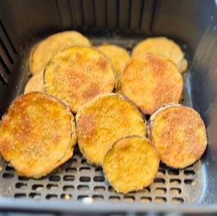 Berinjela à milanesa na Airfryer: sem sujeira e sequinha