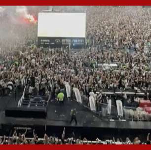 Veja a festa da torcida do Botafogo com a conquista do inédito título da Libertadores