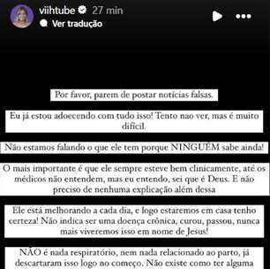 Ravi: Viih Tube fala sobre saúde do filho e condena especulações: 'Não fez cirurgias'