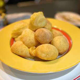 Pão de beijo (sem queijo): com polvilho, sem ovo, delicioso