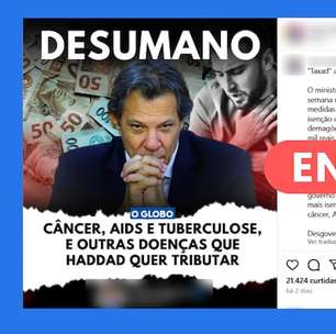 IR: Haddad propôs limitar isenção para pacientes de câncer e Aids, não acabar com benefício