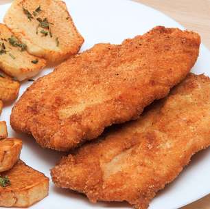 Filé de frango à milanesa sem trigo e sem fritar, sequinho