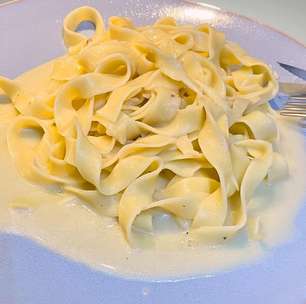 Molho alfredo tradicional: cremoso, sem creme de leite