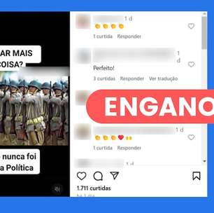 Postagem reproduz discurso de Bolsonaro com afirmações enganosas sobre golpe de 1964