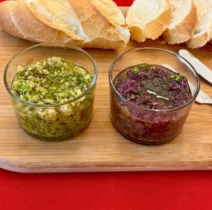 Tapenade de azeitonas: pastinha de azeitona fácil e saborosa