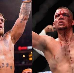 Jake Paul e Nate Diaz reacendem rivalidade e planejam luta de MMA: 'Está com medo'