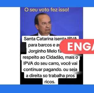 Governo de SC não isentou IPVA de aviões e barcos, e sim voltou atrás de intenção de cobrar imposto