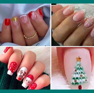 Nail art de Natal tem Papai Noel, árvore, rena: veja 6 ideias