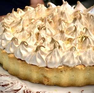 Torta de limão: fica perfeita e não leva ovo cru, abra