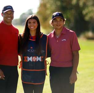 Filho de Tiger Woods brilha com primeiro hole-in-one ao lado do pai