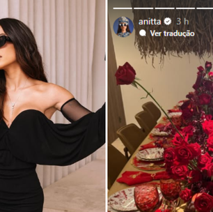 Anitta e família celebram Natal em mesa de R$ 100 mil; veja