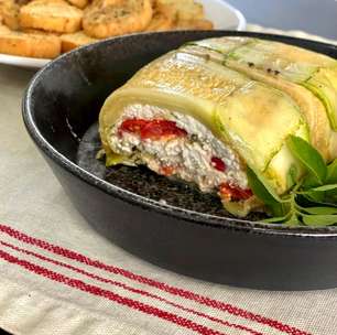 Terrine de abobrinha com ricota: leve e sofisticada
