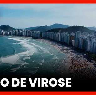 "Cenário era de guerra no hospital", diz turista que pegou virose no litoral de SP