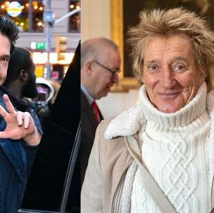 O dia em que Rod Stewart recebeu papéis do divórcio das mãos de David Schwimmer