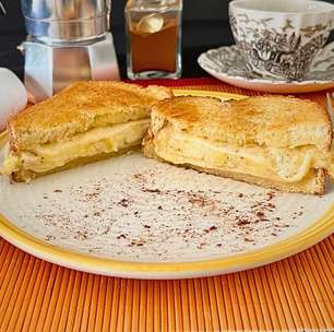 Sanduíche de banana e queijo: receita rápida na Airfryer