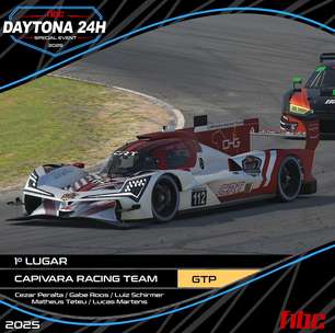 F1BC Daytona 24h: Capivara Racing Team (GTP) e Delta Racing (GT3) vencem no evento