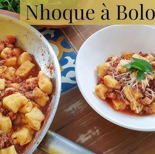 Sem demora: nhoque a bolonhesa tradicional cheio de sabor e praticidade